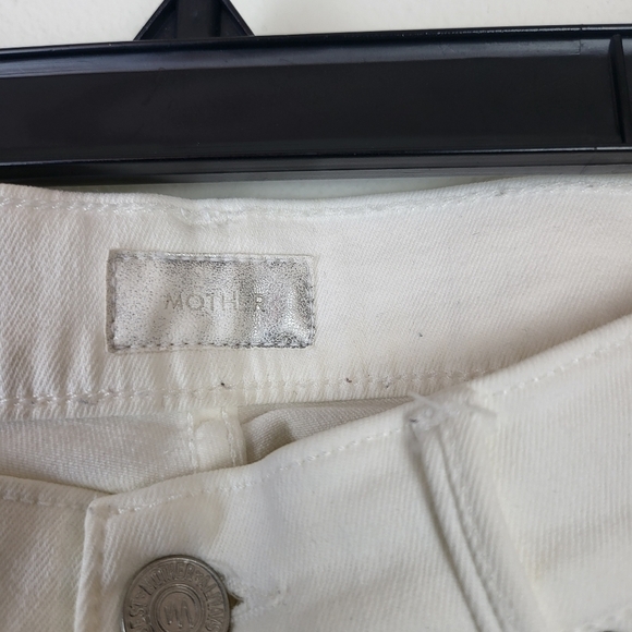 MOTHER Stunner Zip Ankle Step Fray Jeans in Little Miss Innocent 25 - Picture 5 of 9